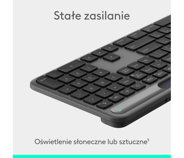 LOGITECH K980 Signature Slim Solar+ 920-013764 - 1367125 - zdjęcie 2